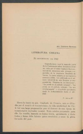 El movimiento de 1842