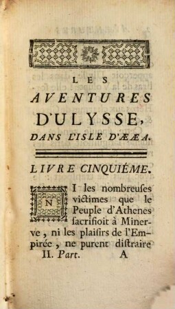 Aventures D'Ulysse, Dans L'Isle D'Aeaea, 2