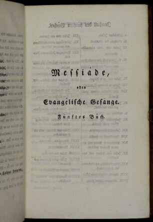 Messiáde, oder Evangêlische Gesänge. Fünftes Bûch.