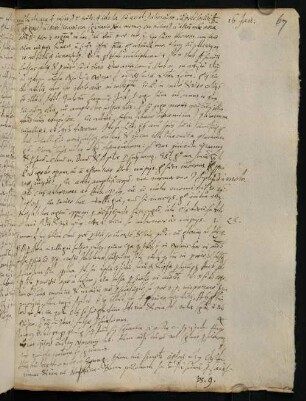 67r-82r, 16.-24. Jan. 1582