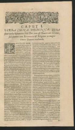 Caput I. Verba Coenae Dominicae ...