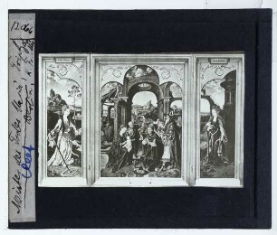 Cleve, Triptychon mit der Anbetung der Könige (Berlin GG 578)