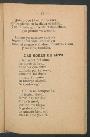 Las horas de luto