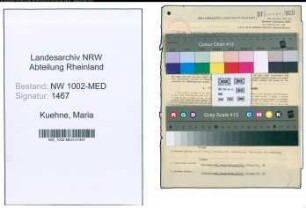 Entnazifizierung Maria Kuehne , geb. 14.09.1904 (Aerztin)