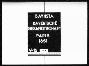 Die Übermittlung von Personenstandspapieren (hauptsächlich Todesscheine) von meist bayerischen Staatsangehörigen in Frankreich und in französischen Kolonien, darin Einzelfälle und Listen (Namen nur im Register verzeichnet)
