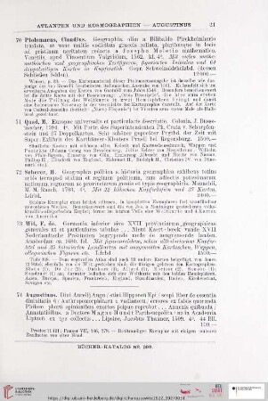 [Augustinus-Chamier] (Nr. 74 - 92)