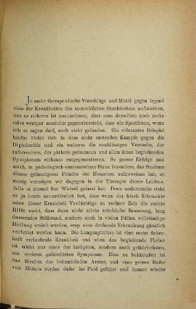 Ueber die Behandlung des Fiebers bei Phthisis pulmonum