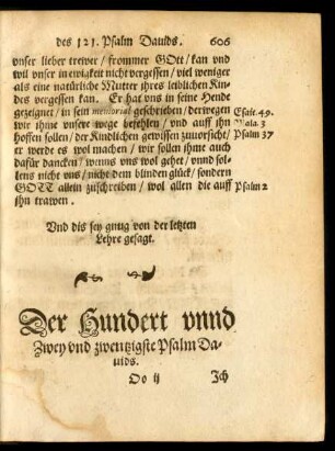 Der Hundert unnd Zwey und zwentzigste Psalm Davids.