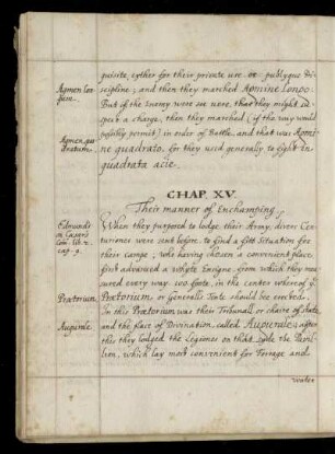 Chap. XV. Their manner of Enchamping