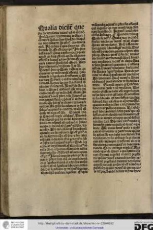 Qualia dicuntur que secundum denominative dicuntur vel ab aliqua etc.