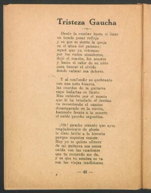 Tristeza Gaucha