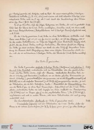 II. Die Verba II geminatae