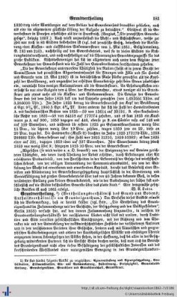 Grundvertheilung - Gütergemeinschaft.