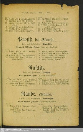 Prositz bei Staucha