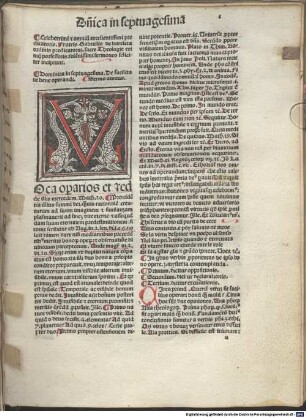 Sermones quadragesimales; Sermones de sanctis : mit Widmungsbrief an Thomas Caietanus von Benedictus Brixianus. Mit Privileg. [1-2], [1]. Sermones quadragesimales