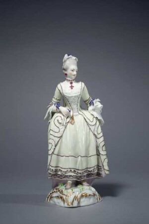 Galante Dame mit Reifrock (Modell 180)
