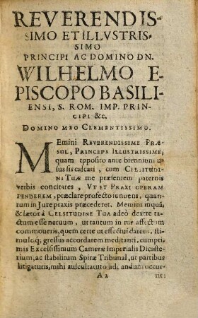 Ioan. Iacobi Babe praxis iuridica ad camerae imperialis processum methodice concinnata : opusculum omnibus praxeos et iudiciarii processus studiosis apprime utile
