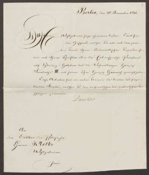 Nachlass von Erich Petzet - BSB E. Petzetiana, 5. Duncker, Franz Gustav