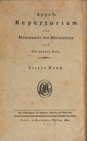 Münzen und Medaillen der Päbste, geistlichen Fürsten und Herren : nebst andern zur Kirchengeschichte gehörigen Stücken aus dem Mittelalter und der neuern Zeit