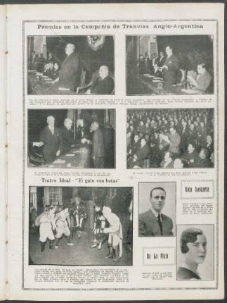 Premios en la Compañía de Tranvías Anglo-Argentina