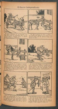 El burro independiente - [Cómic]