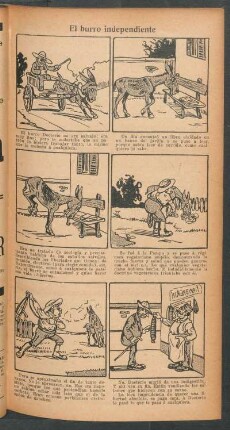El burro independiente - [Cómic]