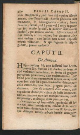 Caput II. De Annona.