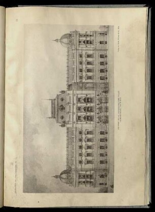 Entwurf für ein Erzherzogliches Palais. Architekt: Friedr. Kick.
