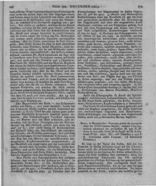 Nouveau guide du voyageur dans les XXII Cantons Suisses. Bern: Burgdorfer 1822