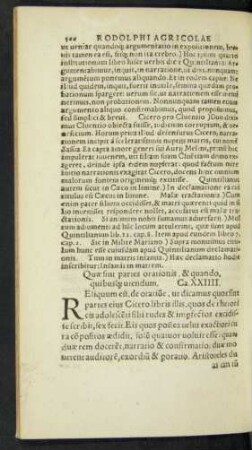 Quae sint partes orationis ... Ca. XXIIII.