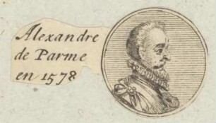Bildnis des Alexandre de Parme