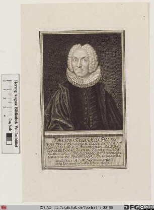 Bildnis Johann Friedrich Burg