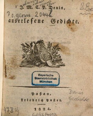 Auserlesene Gedichte