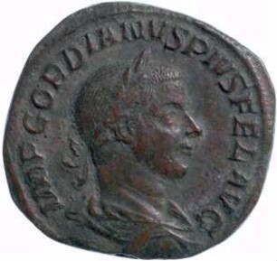 Münze, Sesterz, 240 - 241