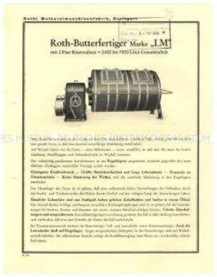 Butterfertiger Marke LM