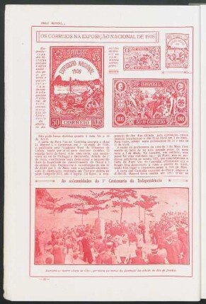 Os Correios na Exposição Nacional de 1908