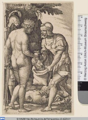 Thomyris mit dem Haupt des Cyrus
