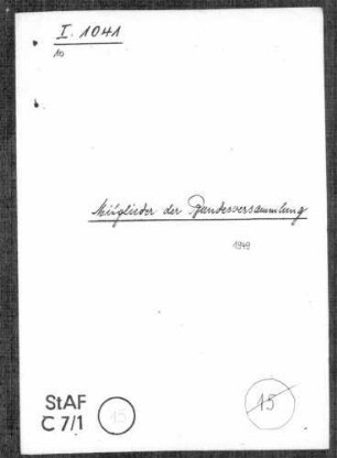 Mitglieder der Bundesversammlung
