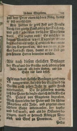 Wie nach diesem ehelichen Beylager ...