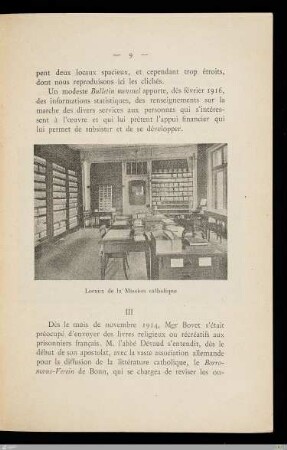 Locaux de la Mission catholique