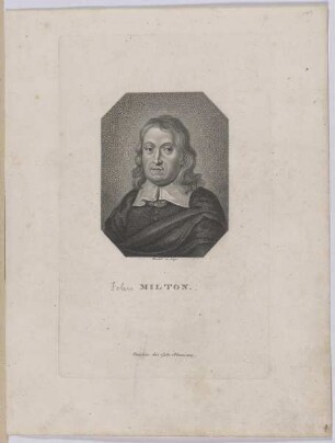 Bildnis des John Milton