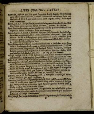 Libri Juridici Latini.