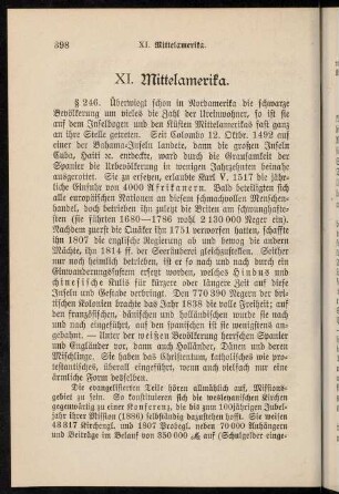 XI. Mittelamerika