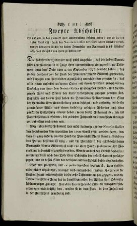 Zweyte Abschnitt.