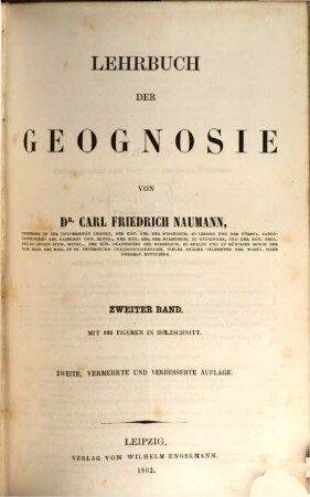 Lehrbuch der Geognosie, 2