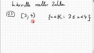 04.06 Intervalle reeller Zahlen