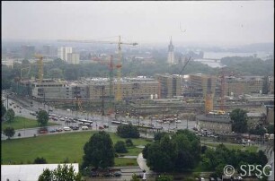 Potsdam, Blick vom Brauhausberg auf die Stadt.
