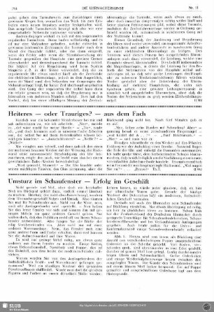 Umsturz im Schaufenster - Erfolg im Geschäft