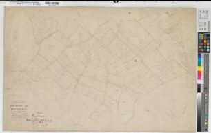 Schapdetten (Nottuln), Teilung des Detterfeldes und der Detterheide, Bl.3 Brouillonkarte