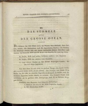 III. Das Südmeer Oder Der Grosse Ozean